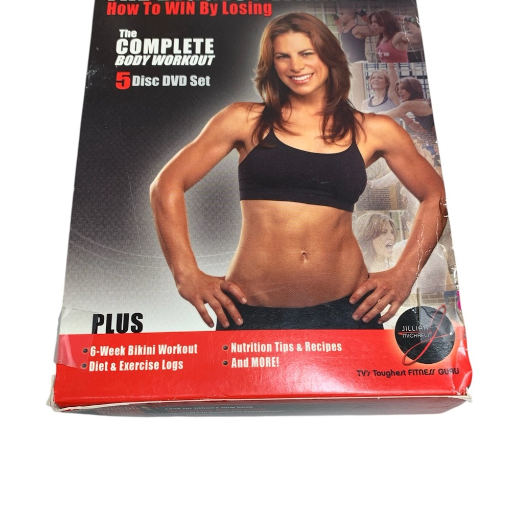 Jillian Michaels The Biggest Winner Complete Workout 5 DVD Disc Set